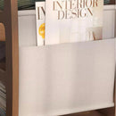 Mesa Lateral em Formato de C para sofá com Rodízios