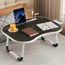 Mesa de Cama Portátil Multifuncional para Laptop – Com Suporte para Copos e Tablet