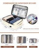 Mochila de Viagem Feminina VersaBag + 3 Necessaires GRÁTIS