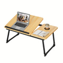 Mesa Lap Desk Versátil – Perfeita para Laptop, Café da Manhã e Trabalho Confortável