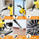 Limpador a vapor portátil de 1200 W para diversas superfícies com 10 acessórios