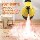 Limpador a vapor portátil de 1200 W para diversas superfícies com 10 acessórios