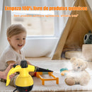 Limpador a vapor portátil de 1200 W para diversas superfícies com 10 acessórios