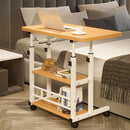 Mesa Mutiuso Mesinha Notebook Com Altura Regulavel e Rodinhas Tablet Cama Sofá Ajustavel